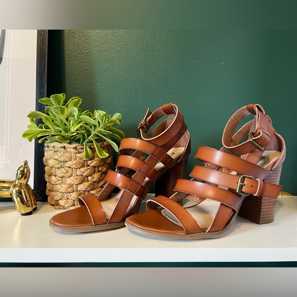 Strappy Block Heel Sandal - Picture 1 of 3
